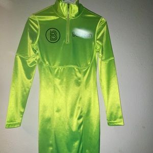 Neon long dress super cute